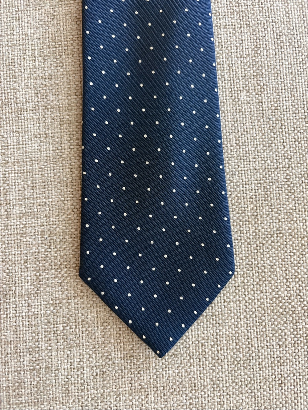 Pirelli Collection Navy Micro Dot Tie